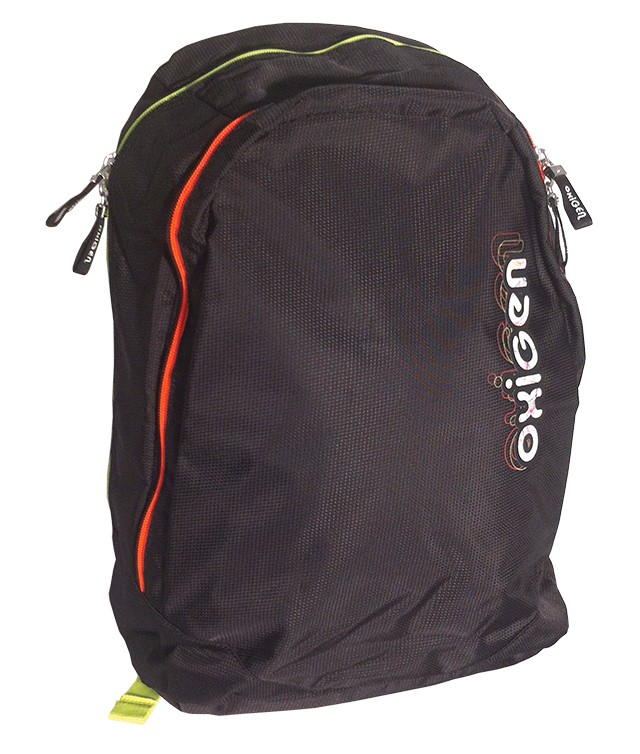 Ghiozdan Oxigen Pigna, 41x29x12 cm, 1 compartiment, 1 buzunar, fermoare - imagine 3